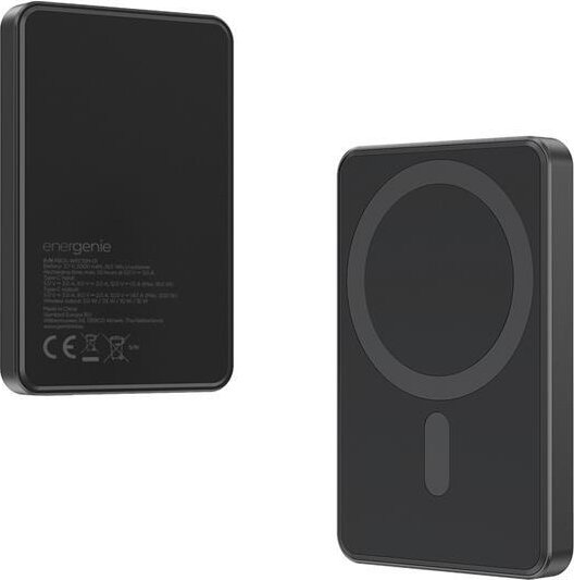 Gembird PB05-WPC15M-01 Mágneses Wireless Powerbank 5000mAh 15W - Fekete