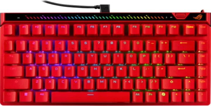 ASUS ROG Falchion Ace 75 HE ROG HFX V2 Mechanikus Vezetékes Gamer Billentyűzet DE - Piros