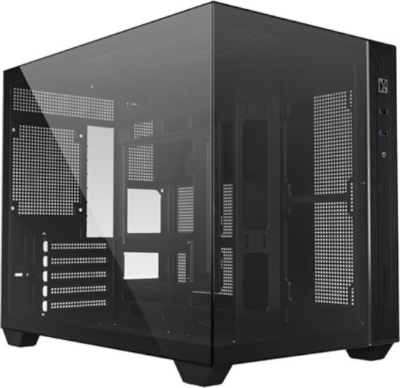 ID-Cooling VIEW 500 Mini Tower Számítógépház - Fekete