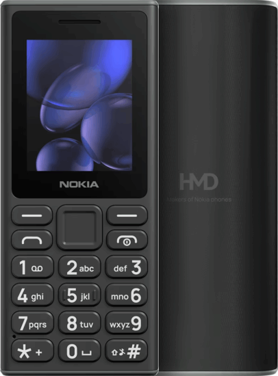 Nokia 105 (2024) 4/4MB 4G Dual SIM Nyomógombos Yettel Mobiltelefon - Fekete