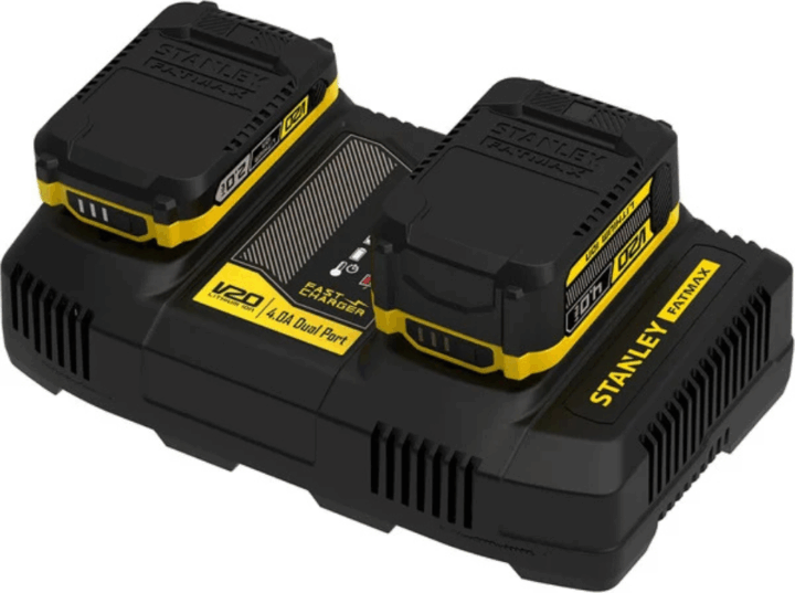 Stanley SFMCB24-QW V20 18V Dual Akkumulátor töltő