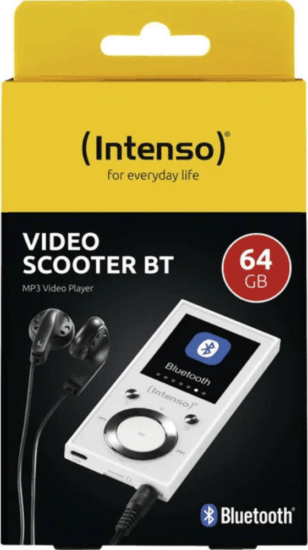 Intenso 3717492 Video Scooter BT 64GB MP3 lejátszó - Fehér