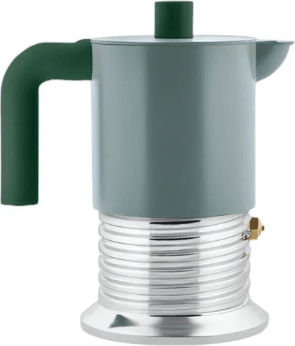 Alessi PM01/3 GR Vite 3 személyes Kotyogós kávéfőző - Zsályazöld