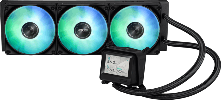 ASUS MAX Gaming LC 360 ARGB LCD Univerzális CPU Vízhűtés - Feket