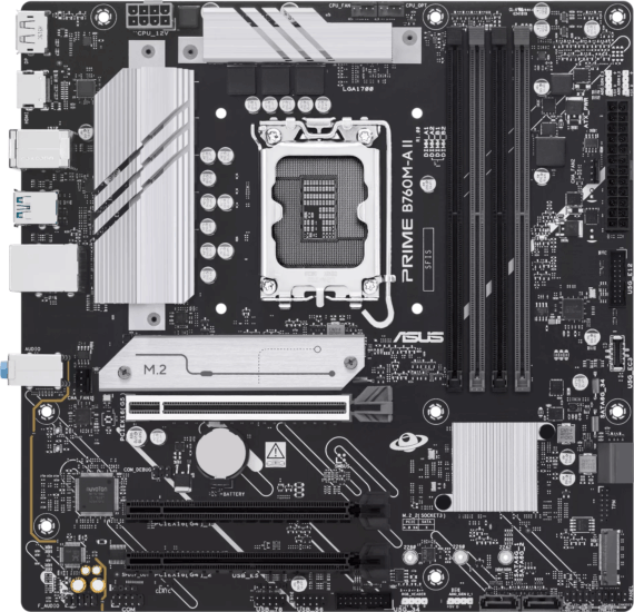 ASUS PRIME B760M-A II-CSM DDR5 LGA1700 mATX Alaplap