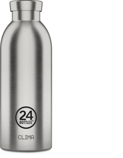 24Bottles Clima Bottle Brushed Steel Termosz kulacs 500ml - Inox