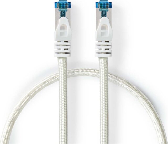 Nedis CCTB85321AL05 S/FTP Cat6a RJ45 Patch Kábel 0.5m - Ezüst