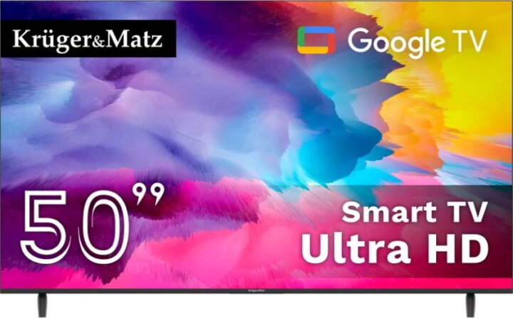 Krüger&Matz 50" KM0250UHD-G 16:9 4K UltraHD LED Smart Google TV