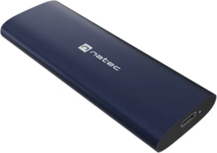 Natec NKZ-2472 Rhino M.2 NVMe Lite USB-C 3.2 Gen 2x1 Külső SSD Ház - Sötétkék
