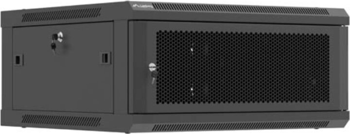Lanberg 19" Fali Rack Szekrény 4U 600x600mm - Fekete