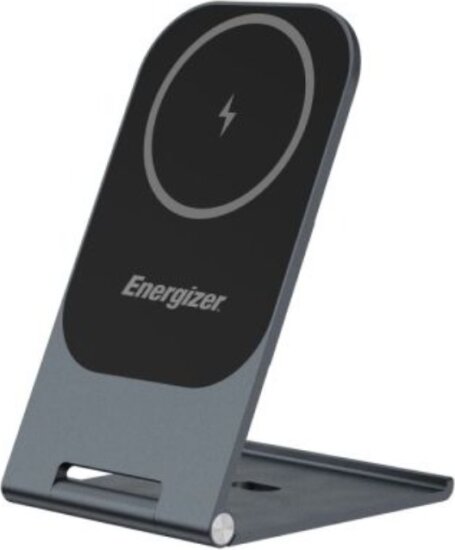 Energizer WCP102 Wireless Magsafe Töltőállvány 15W - Fekete/Ezüst