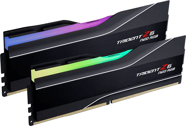 G.Skill Trident Z5 Neo RGB 32GB / 6000 DDR5 DIMM CL30 Dual RAM Kit (2x16GB) - Fekete