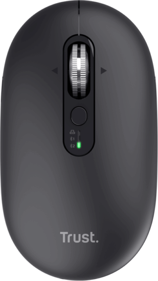 Trust 26018 Seron Slim Többeszközös Bluetooth + RF Wireless Egér - Fekete