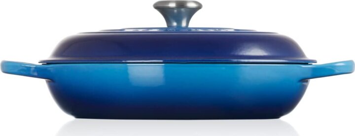 Le Creuset Gourmet Casserole Öntöttvas Sütőedény Ø 30cm 3,2L - Azúrkék