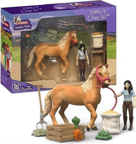 Schleich 42797 Horse Club Emily ápolókészlete