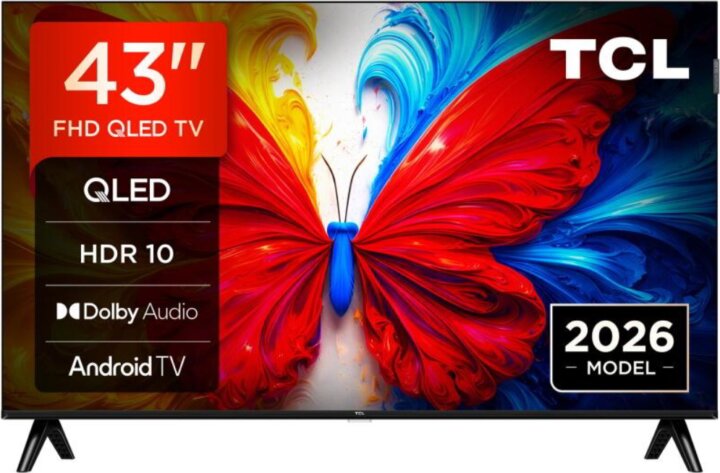 TCL 43" 43S5L 16:9 FullHD QLED Smart Android TV