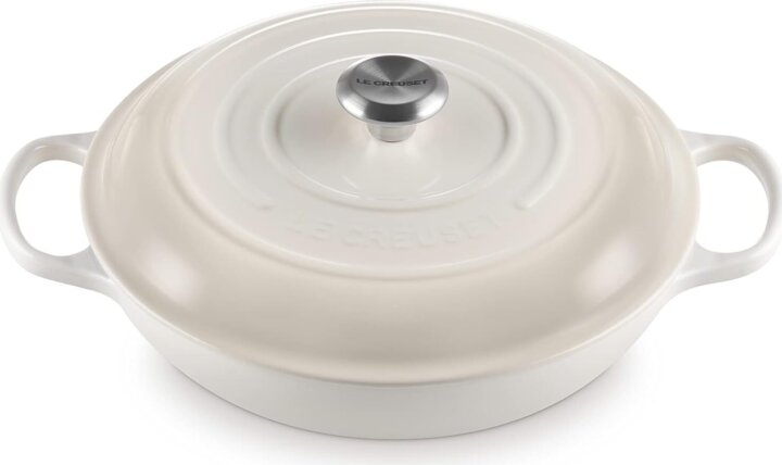 Le Creuset Gourmet Casserole Öntöttvas Sütőedény Ø 30cm 3,5L - Krém