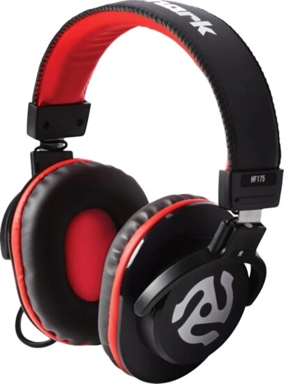 Numark HF175 Vezetékes DJ Fejhallgató Headset - Fekete/Piros