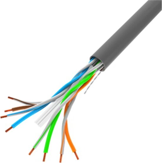 Lanberg LCU6L-11CU-0305-S U/UTP CAT6 Beltéri Installációs kábel 305m - Szürke
