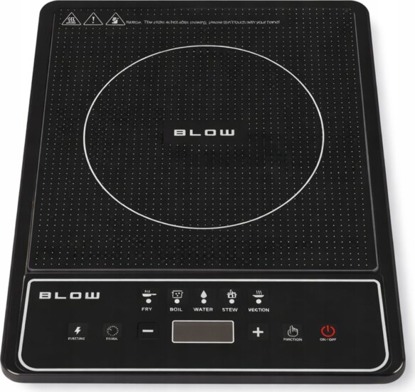 BLOW 44-045 Hordozható 1 zónás Indukciós főzőlap 2000W - Fekete
