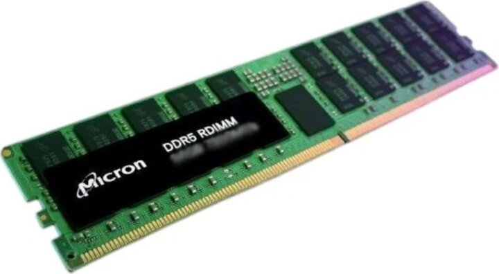Micron 64GB / 6400 DDR5 ECC RDIMM CL52 Single Szerver RAM (2Rx4)