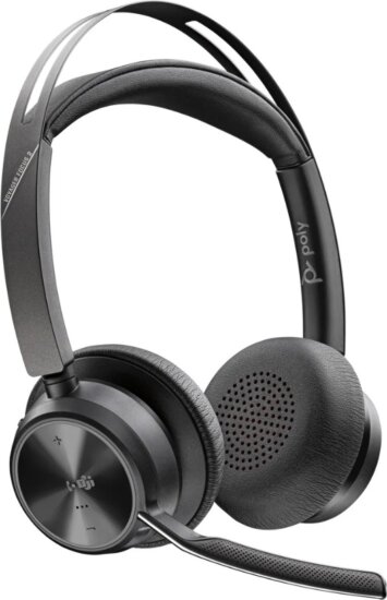 HP Poly Voyager Focus 2 UC-M UCM Call Center Bluetooth Fejhallgató Headset - Fekete