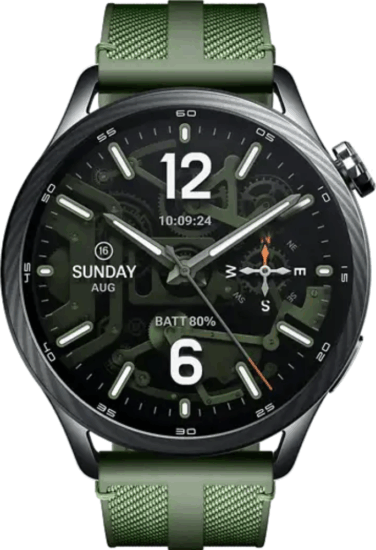 Xiaomi Watch S5 Férfi Okosóra 46mm - Dzsungel Zöld
