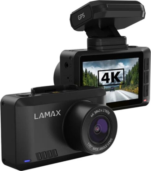 LAMAX T10 4K WiFi Autós Menetrögzítő kamera - Fekete