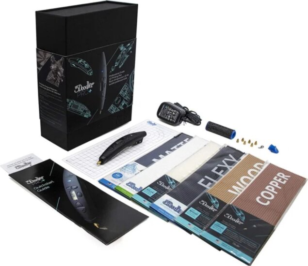 3Doodler PRO+ Pen Set 3D Nyomtató Toll 2.2mm - Fekete
