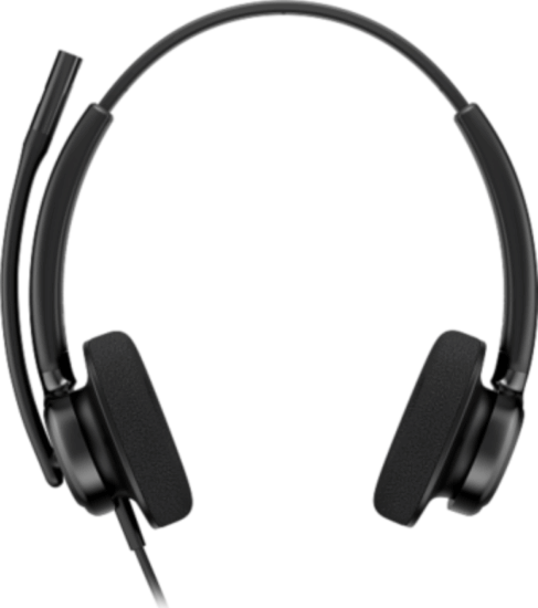 HP Poly Mission 425 Sztereo USB Fejhallgató Headset - Fekete
