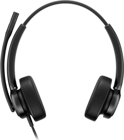 HP Poly Mission 425 Sztereo USB Fejhallgató Headset - Fekete