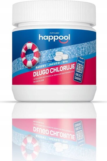 Acrylmed TRIOCHLOR Hosszú hatású Klórtabletta 20 g / 0,8 kg