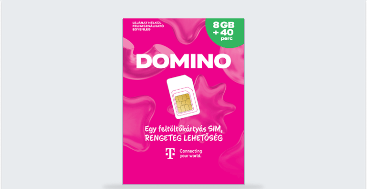 Telekom Domino Quick SIM Kártya 8GB