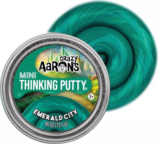 Crazy Aarons Emerald City intelligens gyurma kicsi - Zöld