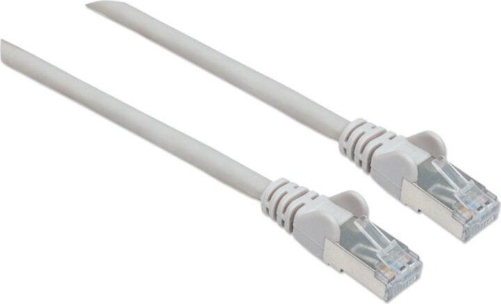 Manhattan 741217 S/FTP Cat7 RJ45 600MHz (Cat6a 500MHz) Patch Kábel 30m - Szürke