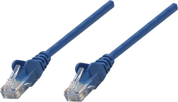 Manhattan 738804 U/UTP Cat6 RJ45 Patch Kábel 15m - Kék