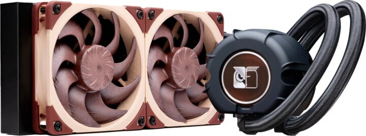 Noctua NL-LC1-24 PWM RGB Univerzális CPU Vízhűtés - Fekete/Barna