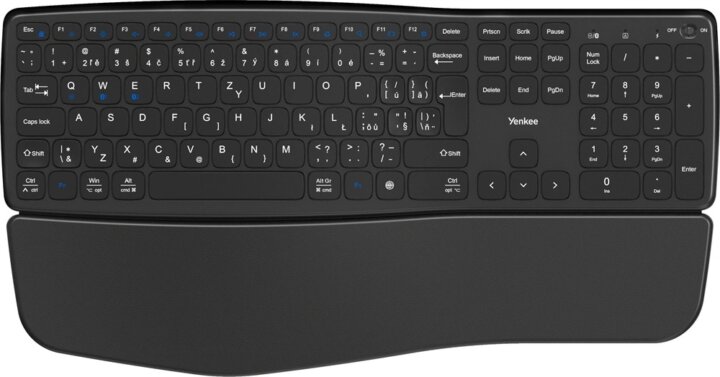 Yenkee YKB 2100 Bluetooth + RF Wireless Billentyűzet HUN - Fekete