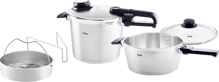 Fissler Vitavit Premium Duo Rozsdamentes Acél Kukta Fazék Ø 22cm 3,5 / 6 L - Ezüst