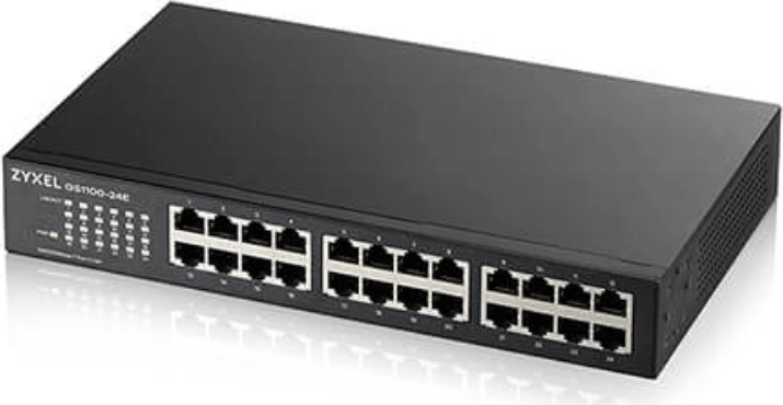 Zyxel GS1100-24ES-EU0101F Fémházas 24-port Gigabit Rack Switch