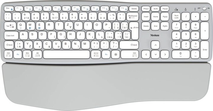 Yenkee YKB 2100 Bluetooth + RF Wireless Billentyűzet HUN - Szürke