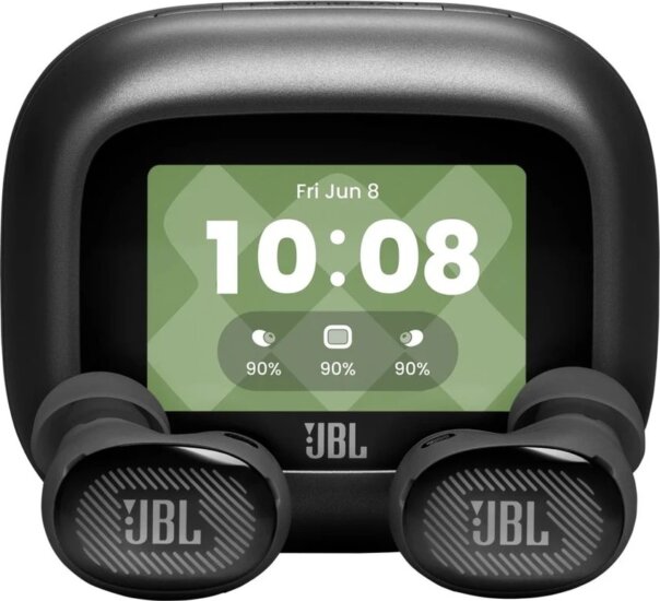 JBL Live Buds 4 Bluetooth Fülhallgató Headset Töltőtokban - Fekete