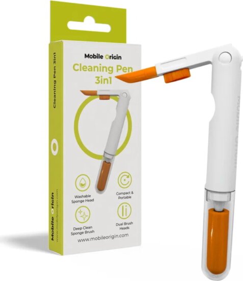 Mobile Origin MO-CLNK-MFC2 3 az 1-ben Elektronikai Eszköz Tisztító Toll