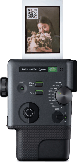 Fujifilm instax mini Evo Cinema Kompakt fényképezőgép - Fekete