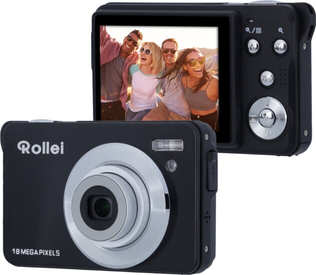 Rollei 10200 Compactline 880 Kompakt Fényképezőgép 18Mpx / FullHD - Fekete