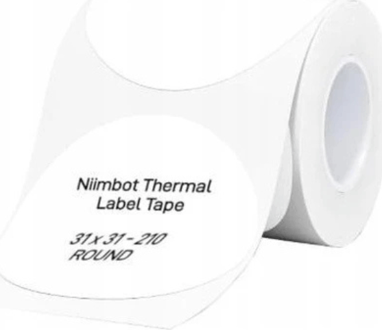 Niimbot 31 x 31 mm Etikett címke Niimbot B1/ B21/ B21 Pro/ B3S/ B31/ B4 hőnyomtatóhoz (210címke/tekercs)