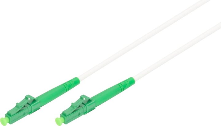 Digitus DK-2933A-01-LCA-SX Optikai Patch Kábel LC/APC Simplex 1m - Fehér