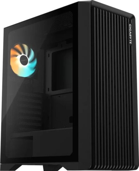Gigabyte GB-C103G Midi Torony Számítógépház + 1db ventilátor - Fekete