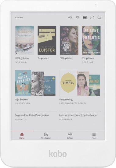 Kobo Clara Colour 6" 16GB E-book olvasó - Fehér