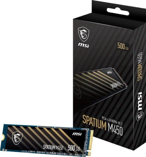 MSI 500GB Spatium M450 M.2 Gen4x4 NVMe PCIe 4.0 SSD